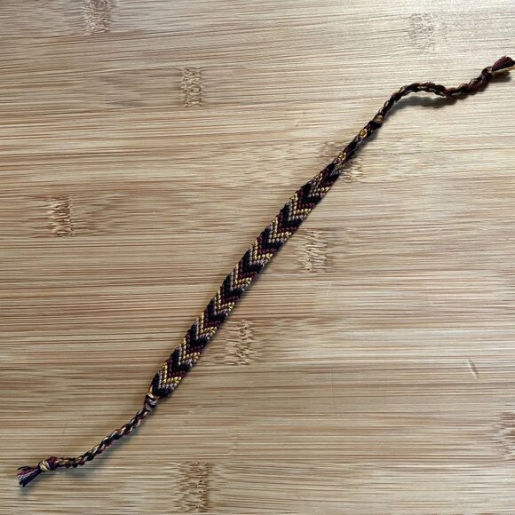 Cecelia Woven Bracelet anklet trendy comfortable tie embroidery thread woven gif - Picture 3 of 3